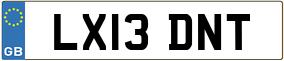 Truck License Plate